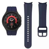   MYBANDZ Sportos szilikon óraszíj Galaxy Watch 4-5-6-7 /éjkék-rés nélkül/ 20mm