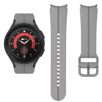  MYBANDZ Sportos szilikon óraszíj Galaxy Watch 4-5-6-7 /szürke-rés nélkül/ 20mm