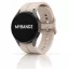 MYBANDZ Sportos szilikon óraszíj Galaxy Watch 4-5-6-7 /halvány pink-rés nélkül/ 20mm