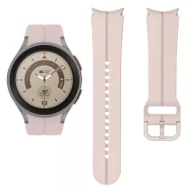   MYBANDZ Sportos szilikon óraszíj Galaxy Watch 4-5-6-7 /halvány pink-rés nélkül/ 20mm
