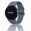 MYBANDZ Sportos szilikon óraszíj Galaxy Watch 4-5-6-7 /szürkés kék-rés nélkül/ 20mm