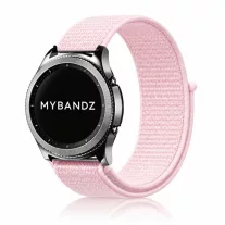   MYBANDZ Tépőzáras rugalmas szövet óraszíj / világos pink / 20mm
