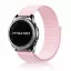 MYBANDZ Tépőzáras rugalmas szövet óraszíj / világos pink / 20mm