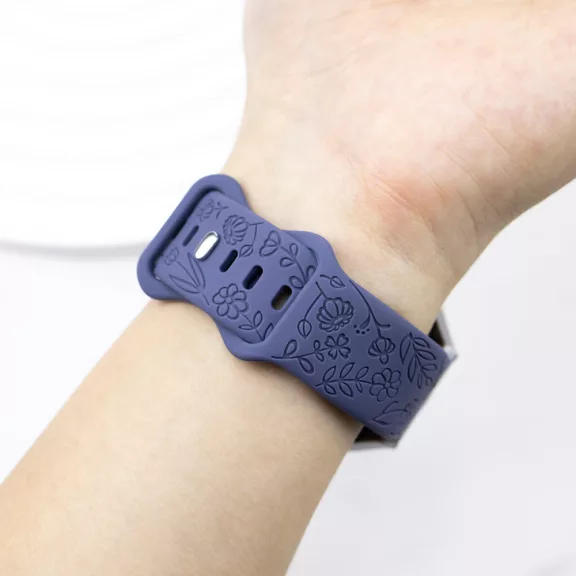Mybandz Garden szilikon óraszíj-fehér/20mm