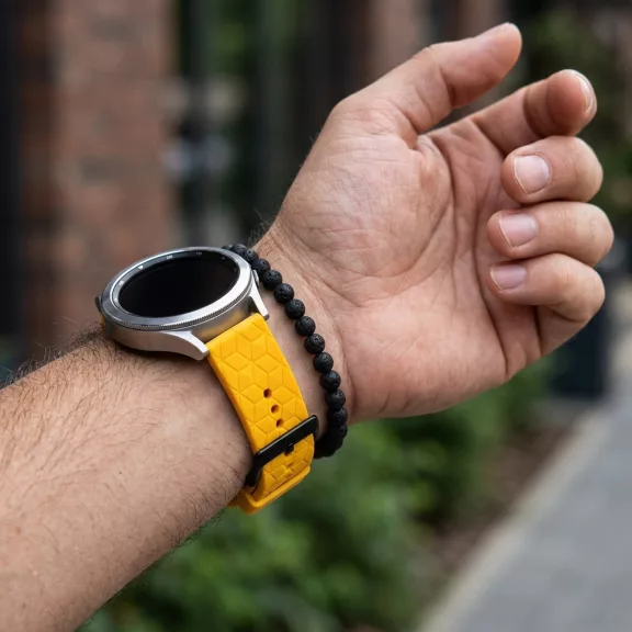Mybandz Dimension szilikon óraszíj-narancs/20mm
