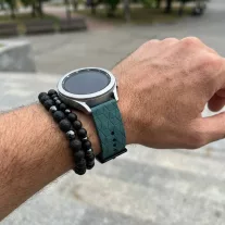 Mybandz Dimension szilikon óraszíj-zöldeskék/20mm