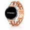 Mybandz  fém és bőr karkötő óraszíj /rosegold-fehér/ 20 mm