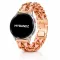 Mybandz  fém és bőr karkötő óraszíj /rosegold-pink/ 20 mm