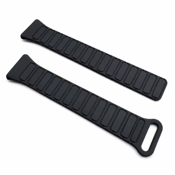 Mybandz Loop mágneses szilikon óraszíj/fekete/ Huawei Band 11/11pro