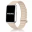Mybandz Loop mágneses szilikon óraszíj/bézs/ Huawei Band 11/11pro