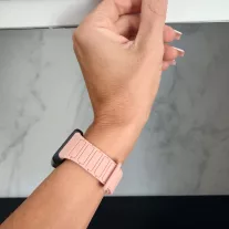   Mybandz Loop mágneses szilikon óraszíj/púder Huawei Band 11/11pro