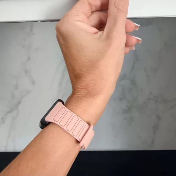 Mybandz Loop mágneses szilikon óraszíj/púder Huawei Band 11/11pro