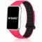 Mybandz Loop mágneses szilikon óraszíj/pink-fekete Huawei Band 11/11pro