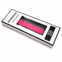   Mybandz Loop mágneses szilikon óraszíj/pink-fekete Huawei Band 11/11pro