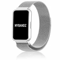   Mybandz Milánói mágneses fém óraszíj /ezüst/ Huawei Band 11/11pro
