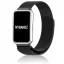 Mybandz Milánói mágneses fém óraszíj /fekete/ Huawei Band 11/11pro