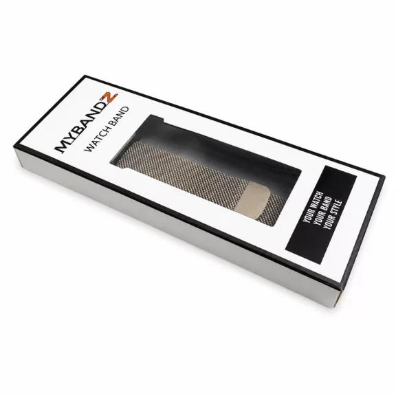 Mybandz Milánói mágneses fém óraszíj /pezsgőarany/ Huawei Band 11/11pro