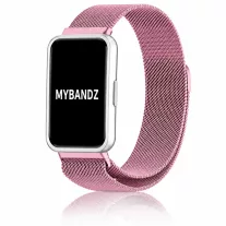   Mybandz Milánói mágneses fém óraszíj /pink-arany/ Huawei Band 11/11pro