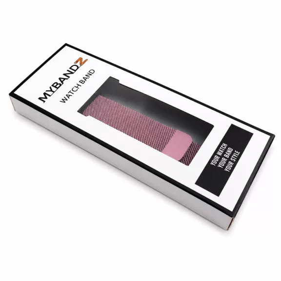 Mybandz Milánói mágneses fém óraszíj /pink-arany/ Huawei Band 11/11pro