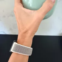   Mybandz Tépőzáras szövet óraszíj /világosszürke/ Huawei Band 11/11pro