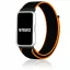 Mybandz Tépőzáras szövet óraszíj /fekete-narancs/ Huawei Band 11/11pro