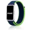 Mybandz Tépőzáras szövet óraszíj /kék-zöld/ Huawei Band 11/11pro