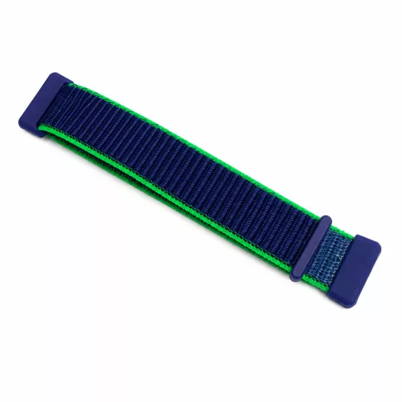 Mybandz Tépőzáras szövet óraszíj /kék-zöld/ Huawei Band 11/11pro