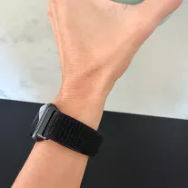   Mybandz Tépőzáras szövet óraszíj /fekete/ Huawei Band 11/11pro