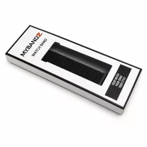   Mybandz Tépőzáras szövet óraszíj /fekete/ Huawei Band 11/11pro