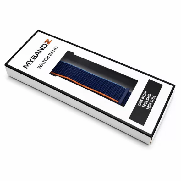 Mybandz Tépőzáras szövet óraszíj /kék/ Huawei Band 11/11pro
