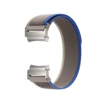   MYBANDZ Tépőzáras puha szövet óraszíj Samsung Galaxy Watch 4-5-6-7/szürke-kék/ 20mm