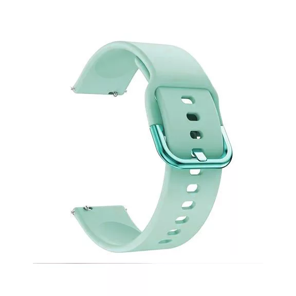 MYBANDZ Szilikon óraszíj fém csattal /babakék/ 20mm