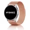 MYBANDZ Milánói mágneses fém óraszíj / rosegold / 20mm