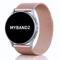   MYBANDZ Milánói mágneses fém óraszíj / pink-arany / 20mm