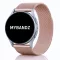 MYBANDZ Milánói mágneses fém óraszíj / pink-arany / 20mm