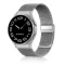 Mybandz Csatos milánói fém óraszíj-Samsung Galaxy Watch 4-5-6-7/ezüst/20mm