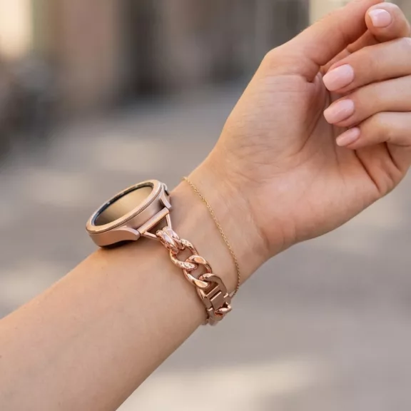 Mybandz Love fém karkötő szíj-rosegold/20mm