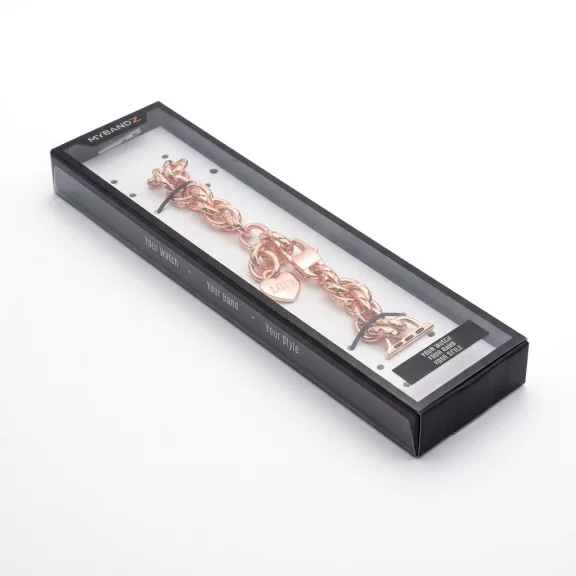 Mybandz Love fém karkötő szíj-rosegold/20mm