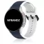 MYBANDZ rés-nélküli szilikon óraszíj Galaxy Watch 4-5-6-7 /kék-fehér/ 20mm