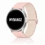MYBANDZ mágneses szilikon óraszíj Galaxy Watch 4-5-6-7/púder-szürke/ 20mm