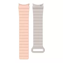   MYBANDZ mágneses szilikon óraszíj Galaxy Watch 4-5-6-7/púder-szürke/ 20mm