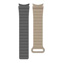   MYBANDZ mágneses szilikon óraszíj Galaxy Watch 4-5-6-7/szürke-bézs/ 20mm