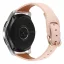 MYBANDZ Elegáns vékony bőróraszíj rosegold csattal /púder/20mm