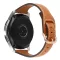 MYBANDZ Elegáns vékony bőróraszíj rosegold csattal /barna/20mm