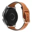 MYBANDZ Elegáns vékony bőróraszíj rosegold csattal /barna/20mm