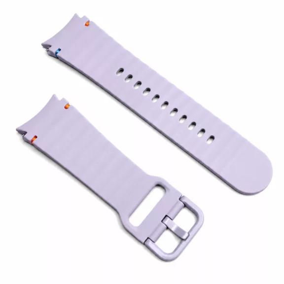 MYBANDZ Waves szilikon óraszíj-levendula/Samsung Galaxy Watch 4-5-6-7