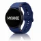 MYBANDZ Waves szilikon óraszíj-mélykék/Samsung Galaxy Watch 4-5-6-7