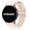 MYBANDZ Waves szilikon óraszíj-púder/Samsung Galaxy Watch 4-5-6-7