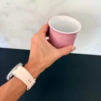   MYBANDZ Waves szilikon óraszíj-púder/Samsung Galaxy Watch 4-5-6-7
