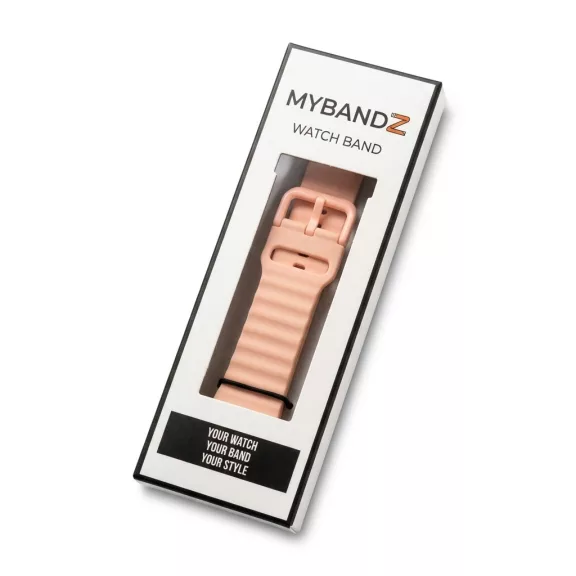 MYBANDZ Waves szilikon óraszíj-púder/Samsung Galaxy Watch 4-5-6-7